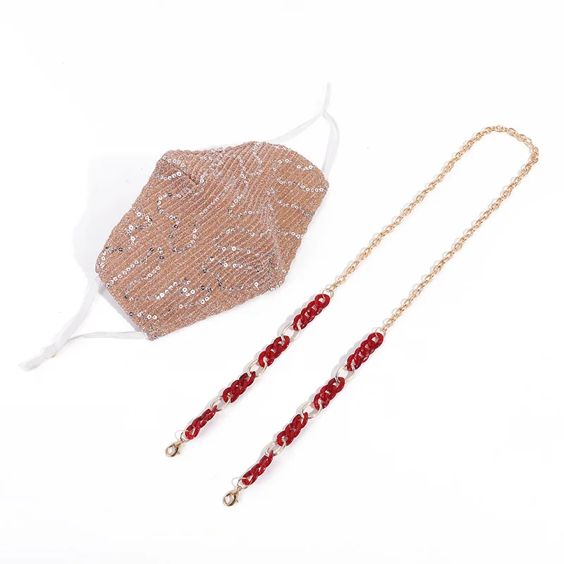 

Sunglasses Masking Chains For Women Lanyard Acrylic Crystal Eyeglasses Chains 2021 New Fashion Jewelry Wholesale Bead
