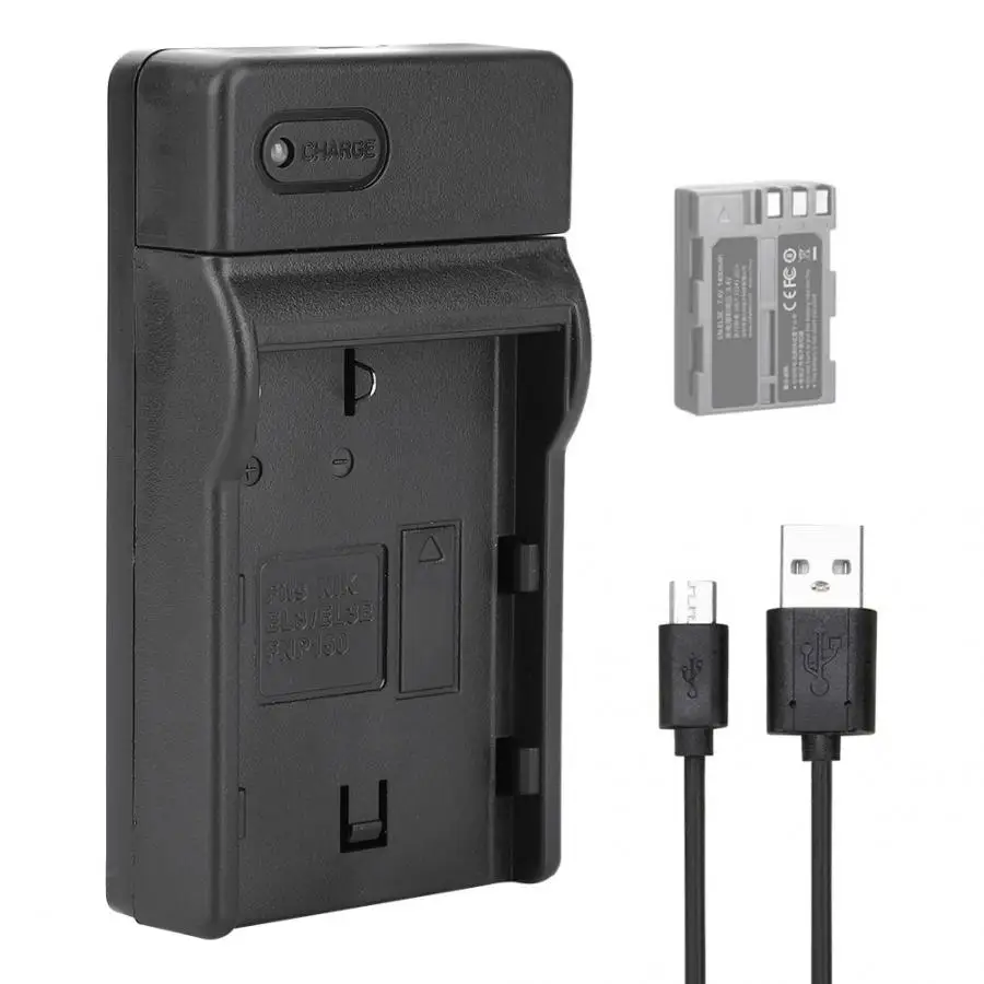 Зарядное устройство для камеры зарядное Micro USB Nikon DSLRs D80 EL3E D700 D300 D200 BLM1 BLM5 с одним