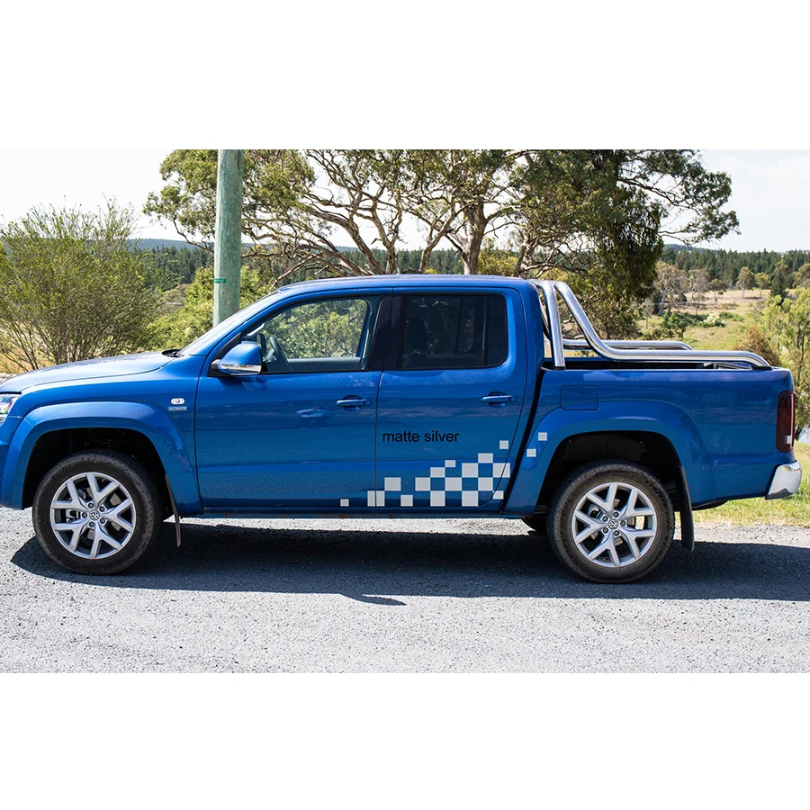 Автомобильные наклейки 2 шт Боковая дверь Графический виниловый гоночный