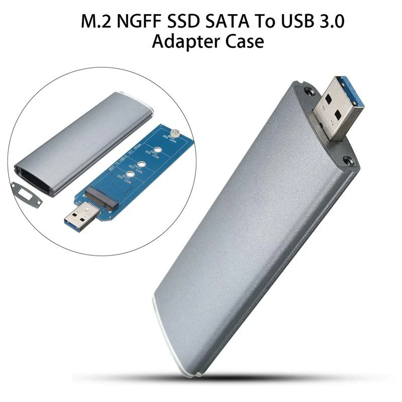 M.2 Ngff Ssd Sata к Usb 3 0 конвертер адаптер чехол внешний корпус для хранения| |