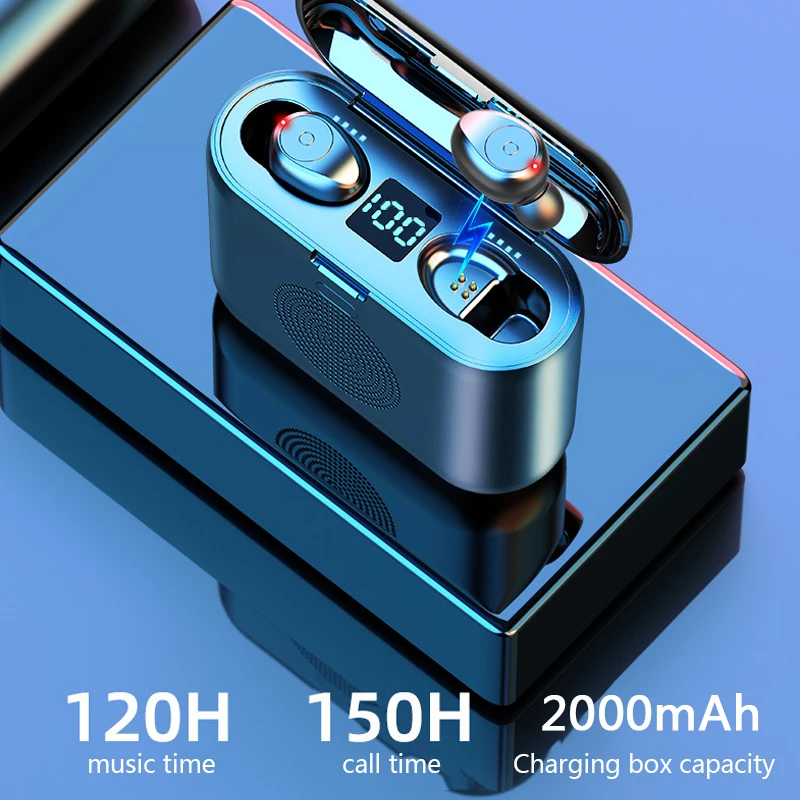 CVC8.0 шумоподавление Bluetooth наушники тяжелый бас Беспроводные с функцией динамика