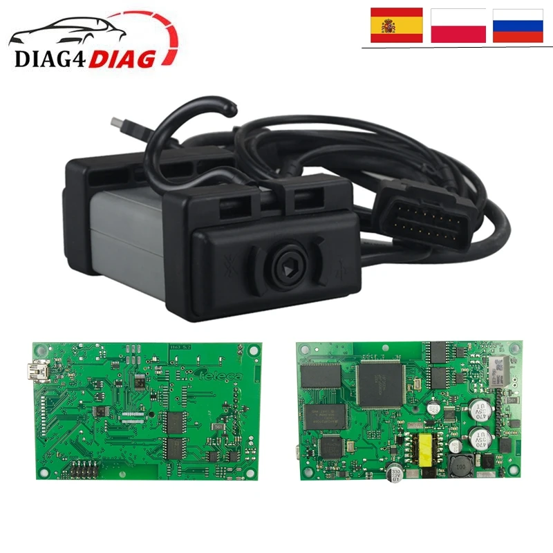Флэш-сканер EWD 2014D с полным чипом OBD2, новые модели, профессиональный, в подарок, несколько языков, в наличии на складе в России и ЕС