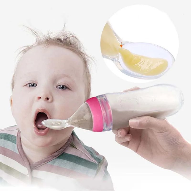 Бутылочка для новорожденных с защитой от протечек Еда дозирования ложка 120 мл