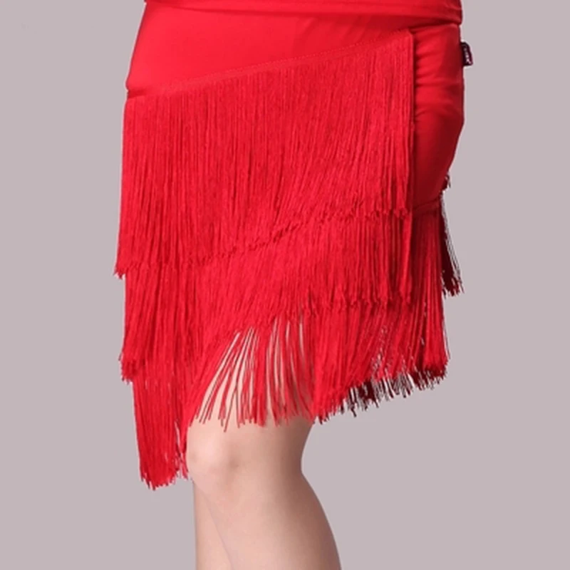 Юбка для латиноамериканских танцев взрослых женщин Румба Самба танго бальная