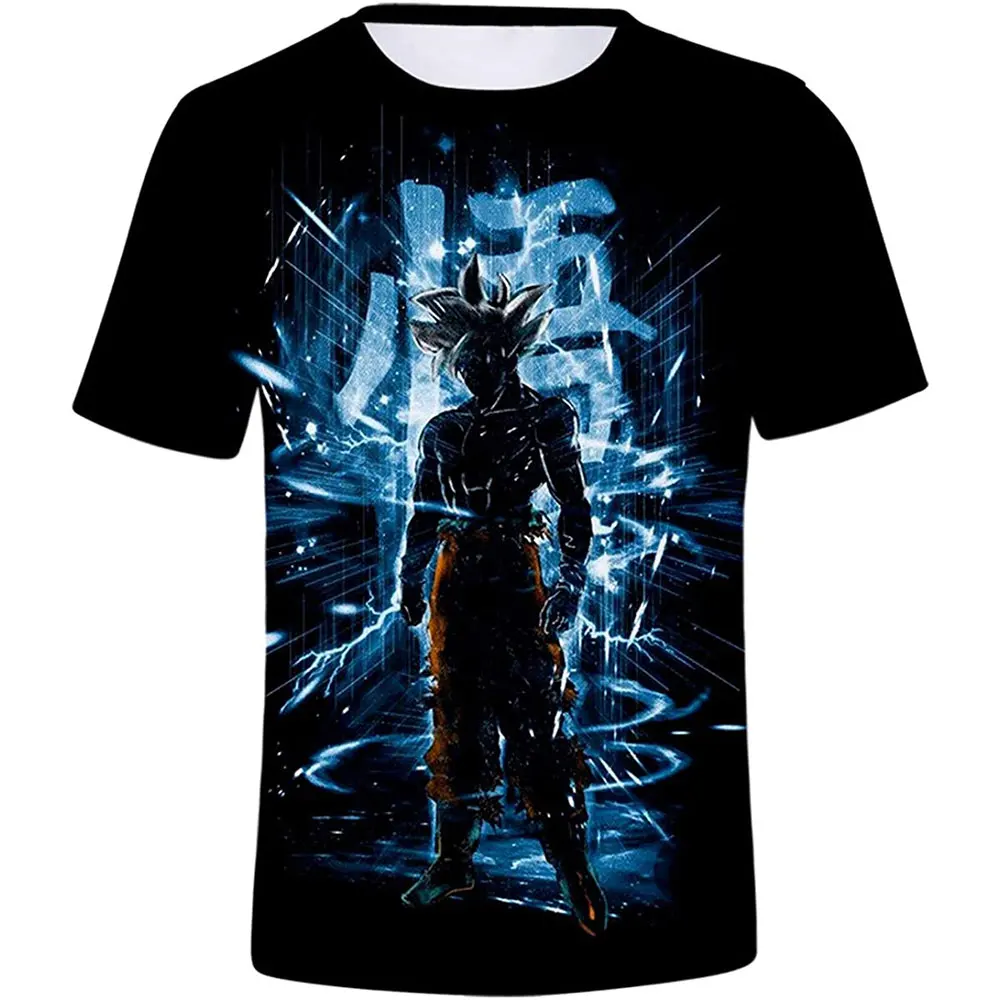 Самый крутой goku аниме 3DT рубашка 2021 летние детские Новые Топы милый harajuku дизайн