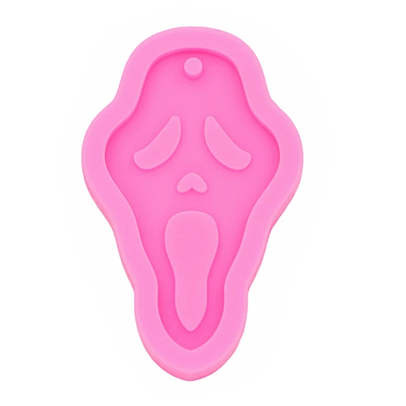 

Halloween Skull Ghost Earrings Epoxy Resin Mold Keychain Pendant Silicone Mould DIY Crafts Jewelry Casting Tools
