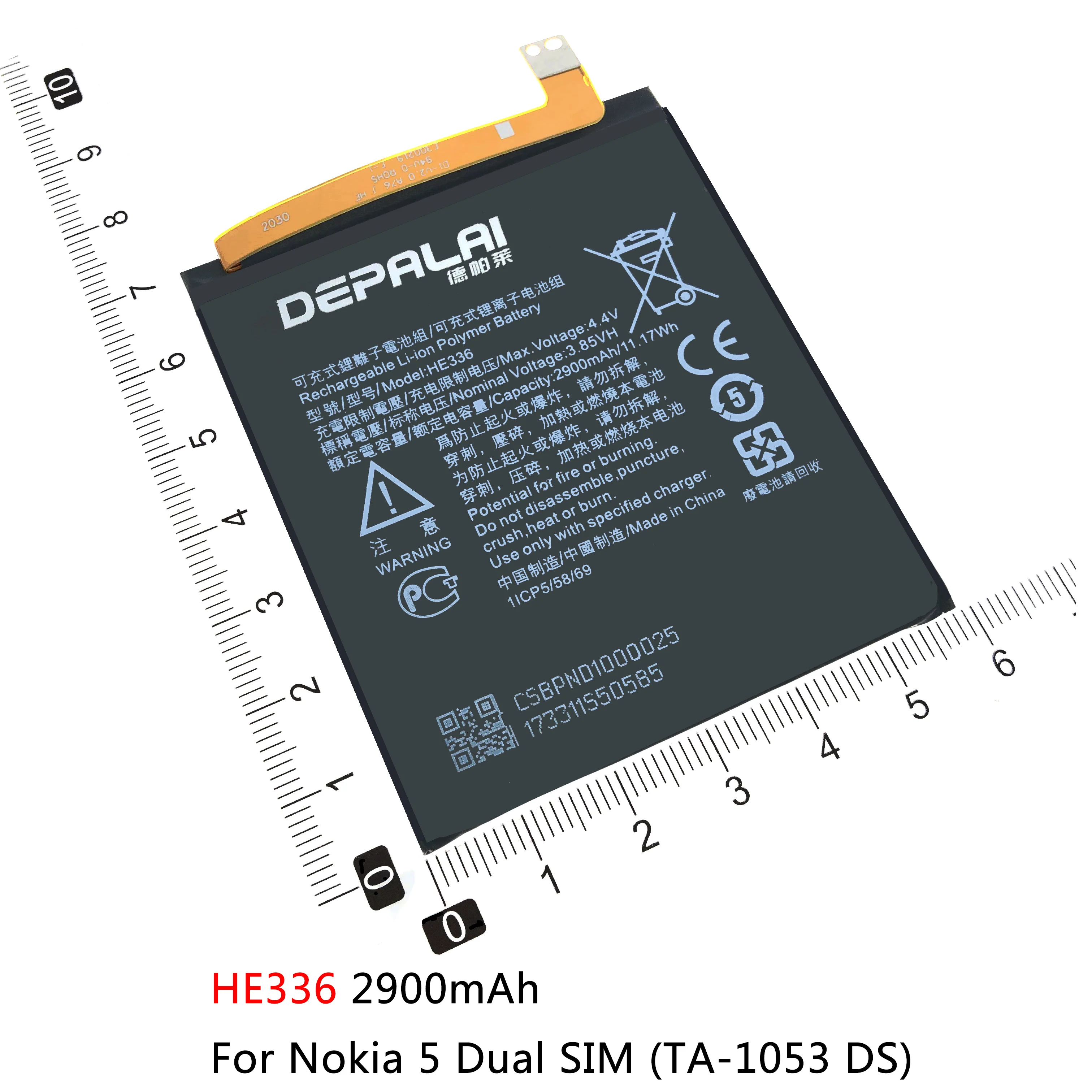 HE316 HE317 HE335 HE338 HE319 HE321 HE336 HE340 HE347 аккумулятор для Nokia 2 5 6 7 1 7Plus TA-1000 TA-1003 TA-1020 TA-1038 1041 |
