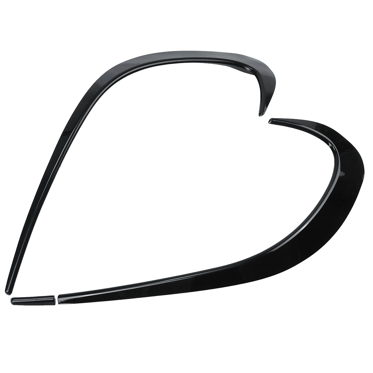 

Car Black Carbon Fiber Front Bumper Splitter Spoilers Canard For Mercedes CLA Class W117 CLA45 CLA200 CLA220 CLA250 CLA260 16-19