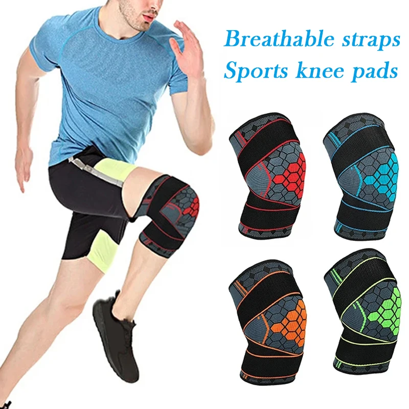

Sports Knee Bandage Elastic Support Knee Sleeve Compression Brace For Work Out Gym Hiking SDFA88