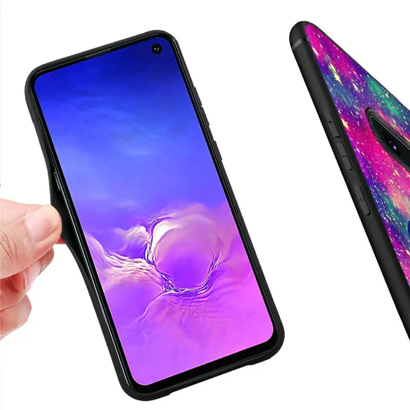 

Phone Cover For Samsung Note 10 Plus 8 9 S7 Edge Musical Notes Feather Print Case For Samsung S8 S9 S10 Plus S10e S10 5G Coque