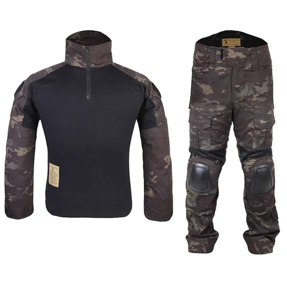 Emerson Gen2 Боевая искусственная Военная Униформа Мультикам черная EM6971|bdu shirt black|multicam