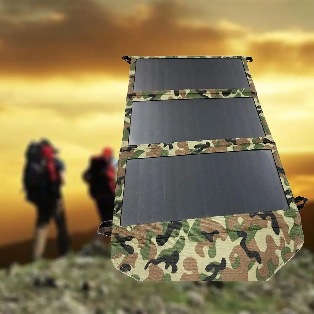 Водонепроницаемый 20 Вт складной чехол с солнечными панелями зарядное устройство