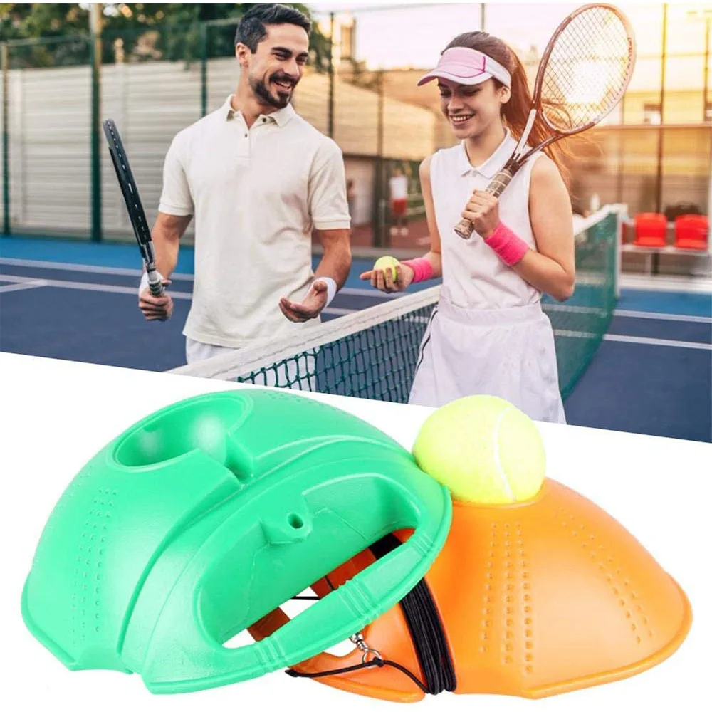 

Beginner Tennis Training Device Self-learning Auxiliary Base Portable Outdoor School Sports Sparring Supplies Automatic Rebound