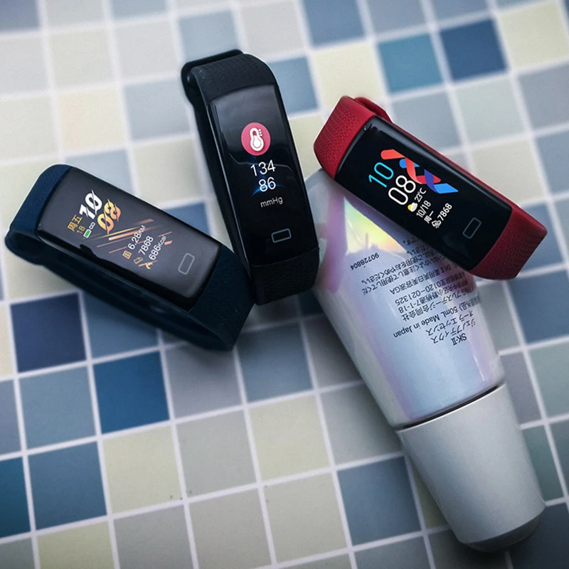 B6 Smart Bracelet with Body Temperature Measurement Heart Rate Sports