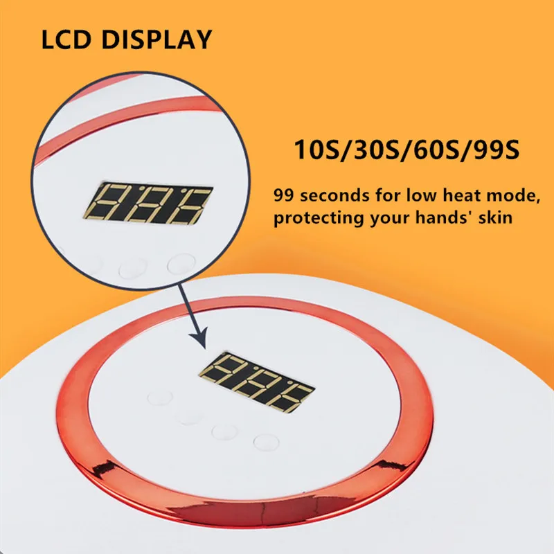 83 Вт УФ-светодиодная лампа для ногтей с 42 шт. светодиодами отверждения геля сушки