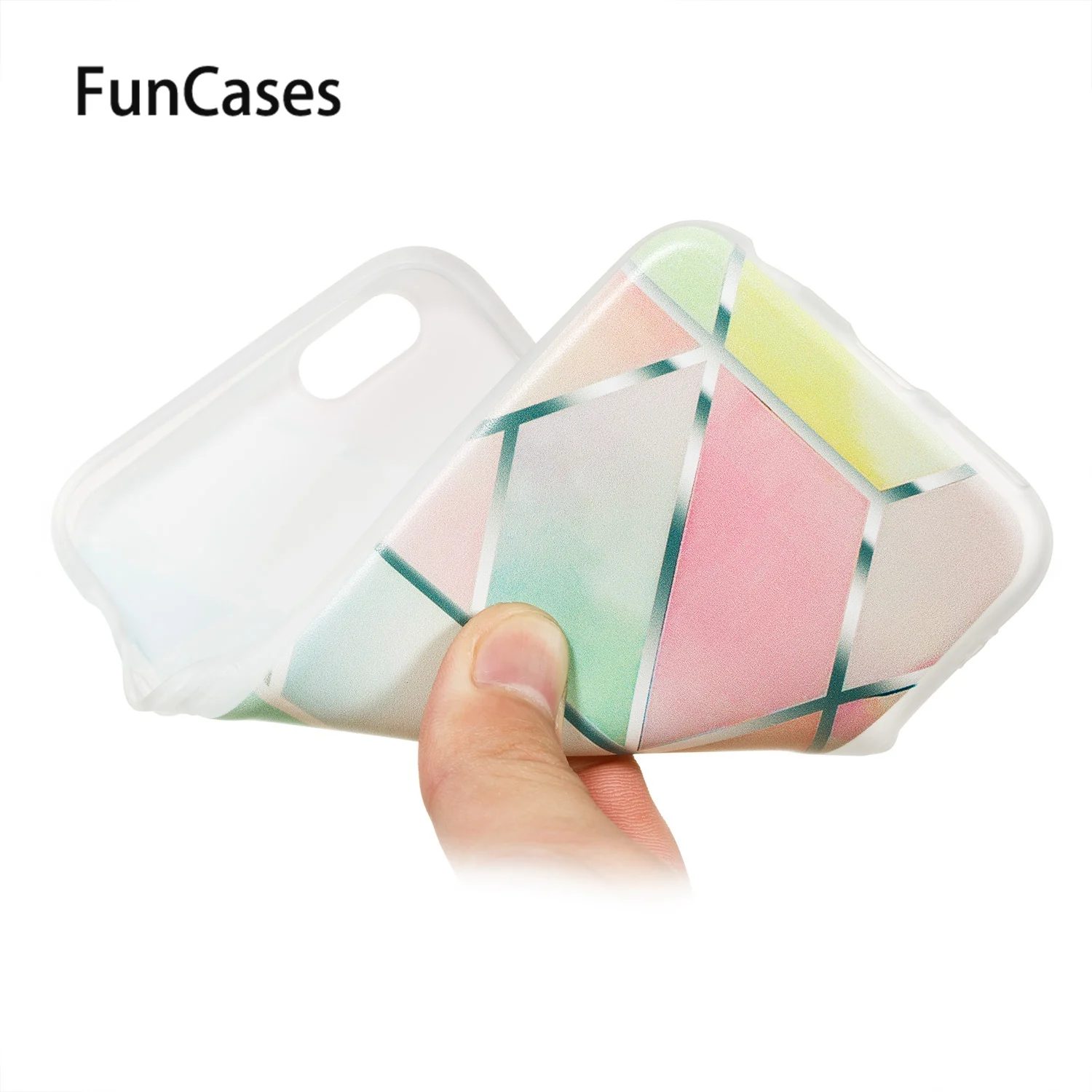 Мягкий силиконовый чехол с треугольниками для huawei P Smart Z Capinha Y9 Prime 2019 Enjoy 10 Plus Cases|tpu