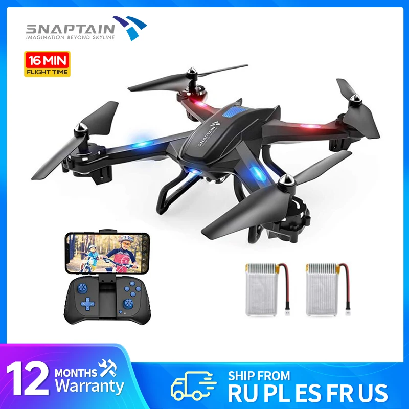Дрон SNAPTAIN S5C Wi Fi FPV 720P HD датчик гравитации функция квадрокоптера RTF голосовое