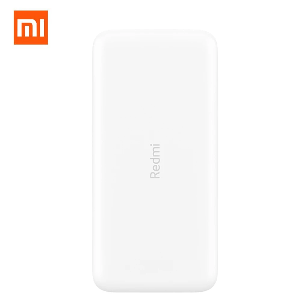 XIAOMI Redmi 20000mAh 18W два-Быстрая Зарядка power Bank USB Внешняя батарея двойной USB выход Быстрая зарядка power bank