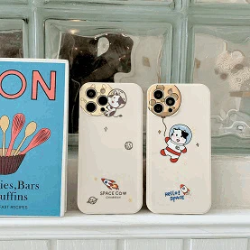 

Cute Cartoon Planet Star Space Astronaut Pattern phone Case for iphone 11 12 pro xs max 6 6S 7 8 Plus X XR 12 Mini Back Cover
