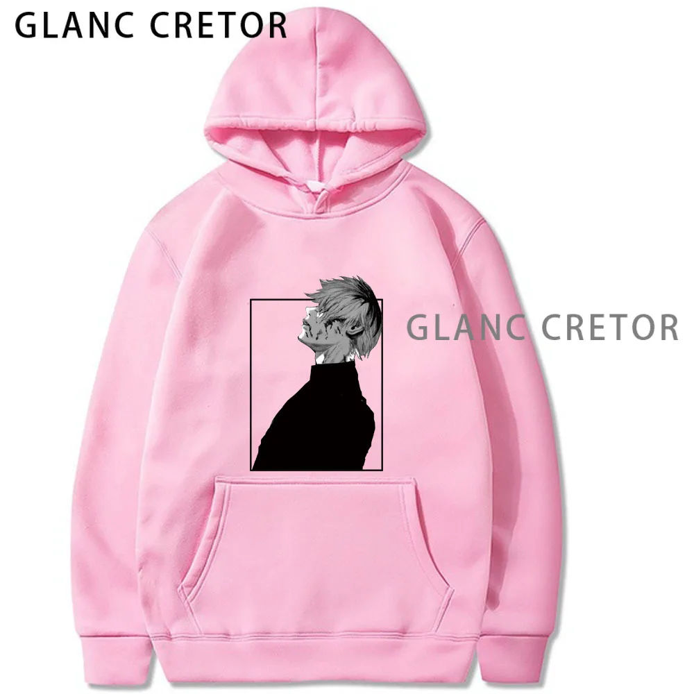 

Men's Hoodies Tokyo Ghoul Harajuku Unisex Hoodie Japanese Anime Funny Printed Fun Streetwear Fashion Casual Male's sweatshirt