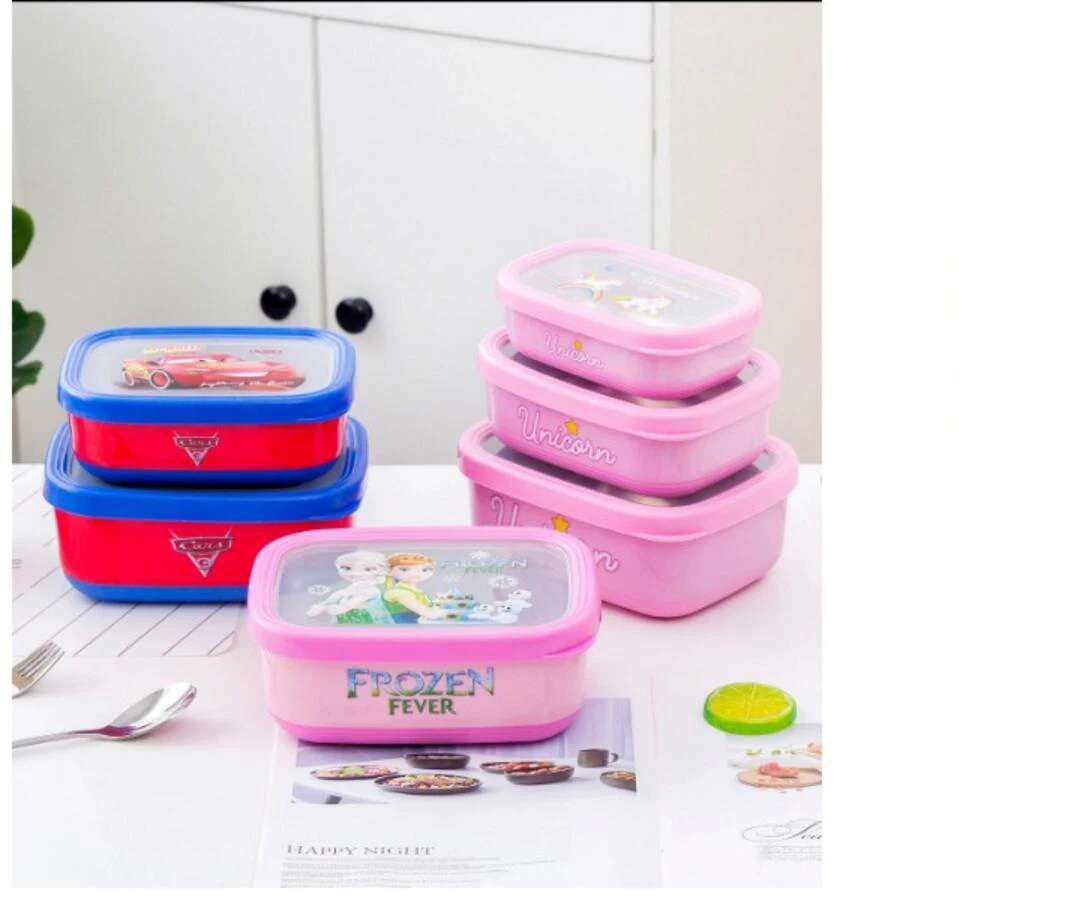 Мультфильм KT Doraemon SUS304 Bento Box контейнер для еды и обедов 470 мл 900 мл 1400 мл