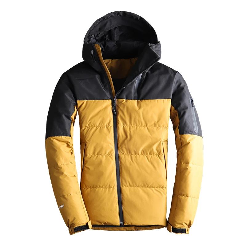 Мужская куртка пуховик на утином пуху повседневная светильник верхняя одежда