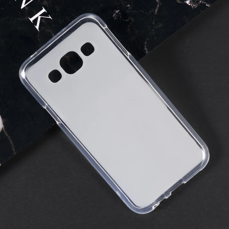 White Soft Silicone Деревянный чехол для телефона из искусственной кожи для Samsung Galaxy E5 флип чехол для Samsung Galaxy E5 бизнес Чехол Мягкий силиконовый чехол - Цвет: White Soft Silicone