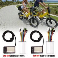 electric bicycle 24v 36v 48v 250w350w electric bike ebike waterproof led display meter brushless ebike controller