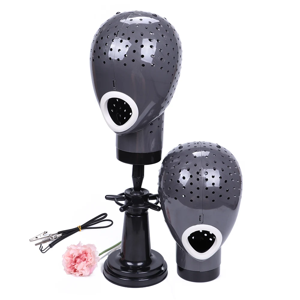 Fresh Wigs Head Drying Unit For Lace Wig Scalp Cap Net Hair Dryer Material Wig Display Head Mannequin Head For Wigs Plussign