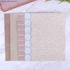 Горячая Распродажа 1:12 миниатюрная напольная настенная бумага для кукольного домика, декор мебели для комнаты