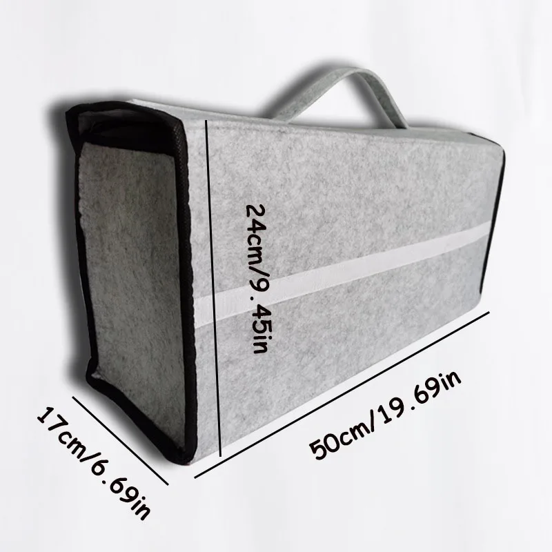 Автомобильный багажник Организатор ящик для хранения сумка шерстяной войлок