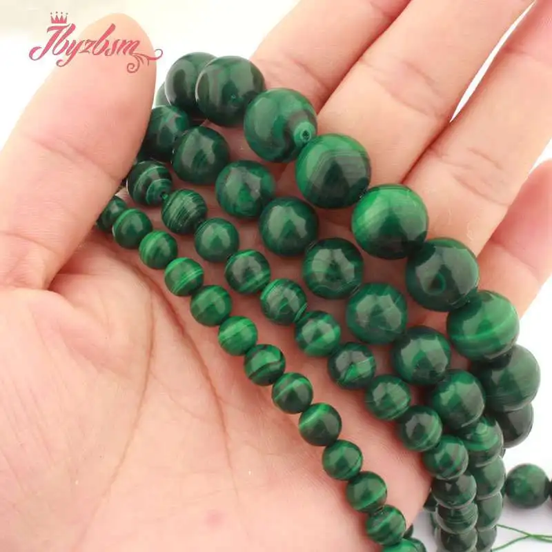 Бусины Из Натурального Малахита круглые бусины из натурального камня диаметром