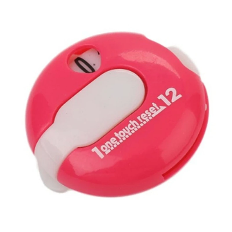 

Round Golf Hat Clip Scoring Device Mini Golf Score Stroke Counter Simple Attachment One Touch Reset Outdoor Sports