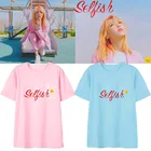 Kpop MAMAMOO MoonByu рубашки с эгоистичным альбомом уличная одежда Повседневная Свободная футболка Топы с коротким рукавом Футболка DX683