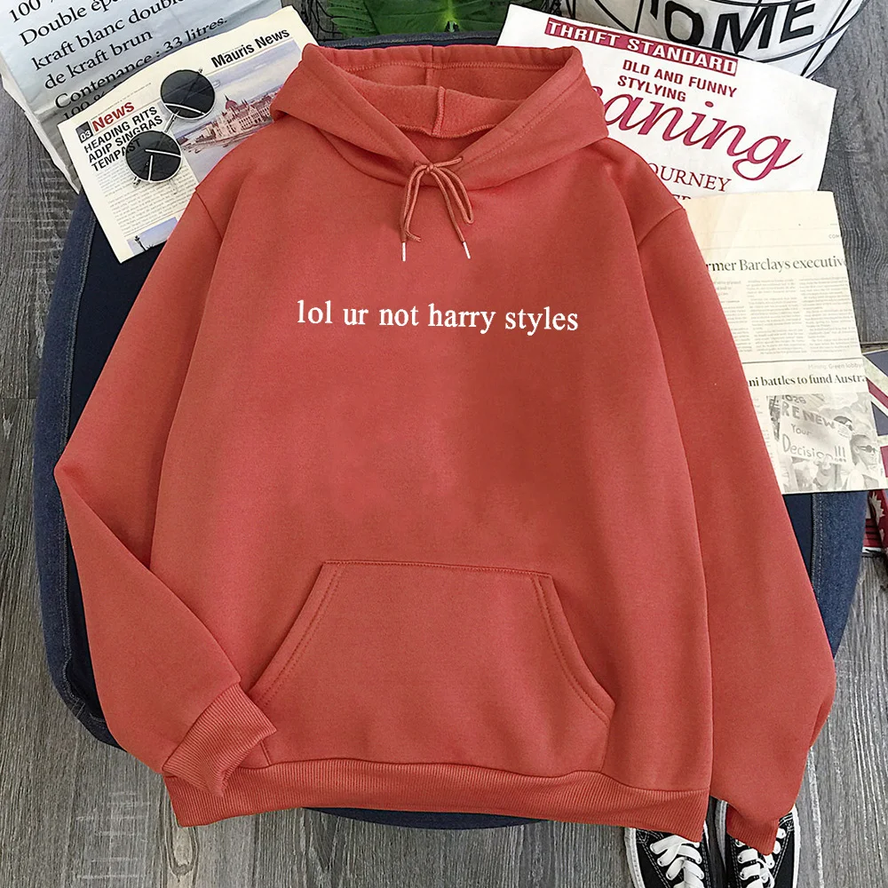 

Not Harry Styles Sweatshirt Women Graphic Fashion 2020 Harry Styles Casual Letter Pullovers Women Hoodies Streetwear Tops XL