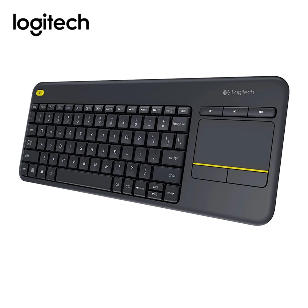 Беспроводная клавиатура Logitech K400 Plus с тачпадом сенсорная панель для ноутбука