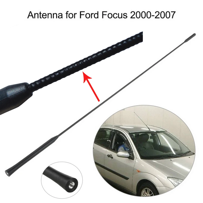 21," Автомобильная мачта на крышу для Ford/Focus 2000-2007 стерео радио AM/FM антенна 55 см