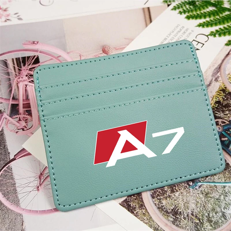 

For AUDI A3 A4 A5 A6 A7 A8 Q2 Q3 Q5 Q7 Q8 Pu Leather ID Card Holder Bank Credit Card Case Wallet Women Men Business Card Cover