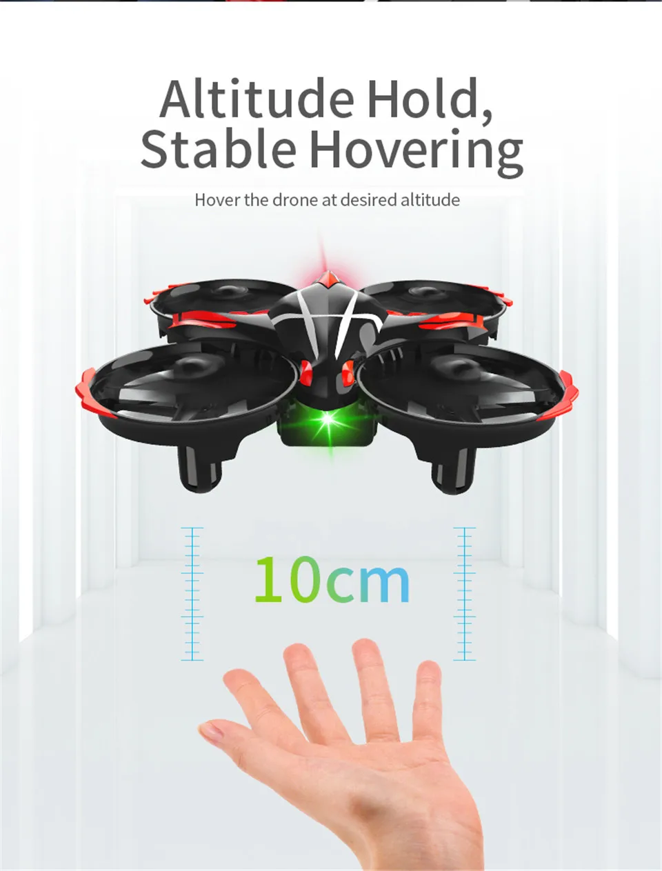 JJRC H56 TaiChi мини Радиоуправляемый квадрокоптер инфракрасный зондирующий пульт дистанционного управления Дрон RTF удержание высоты обновление VS H36 H52 игрушки