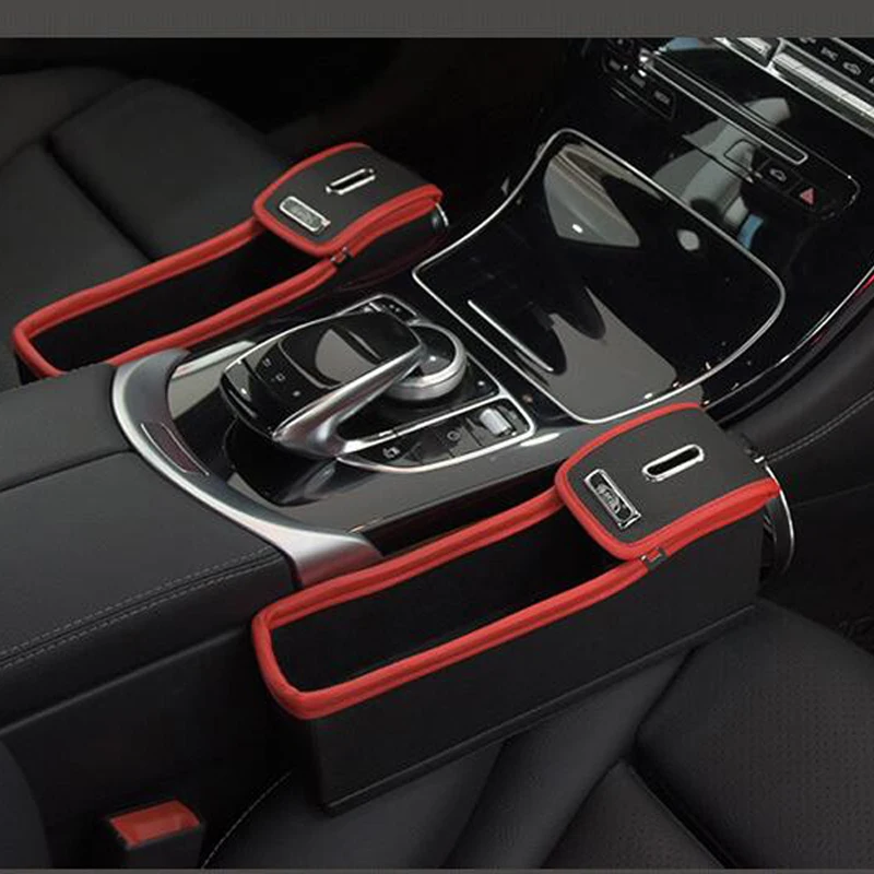 Автомобильный многофункциональный держатель для чашки кожаный Skoda Octavia Fabia Rapid