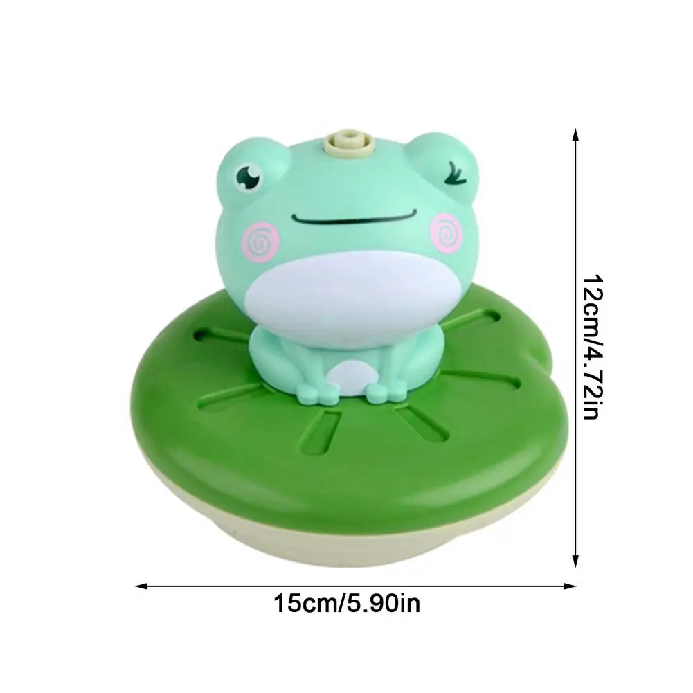

Baby Frog Bath Toy Water Fun Animal Bathtub Toy Kids Floating Toy Water Spray Sprinkler Bathroom Sprinkling Shower Swimming Toys
