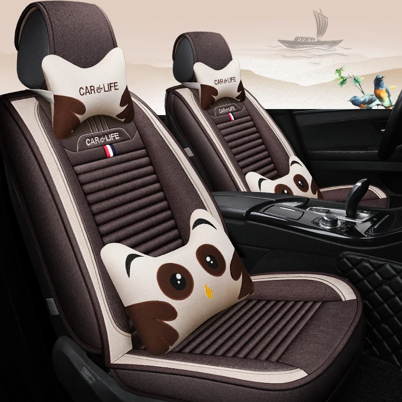 2019 Новое поступление не двигается всесезонный льняной чехол для сиденья модные