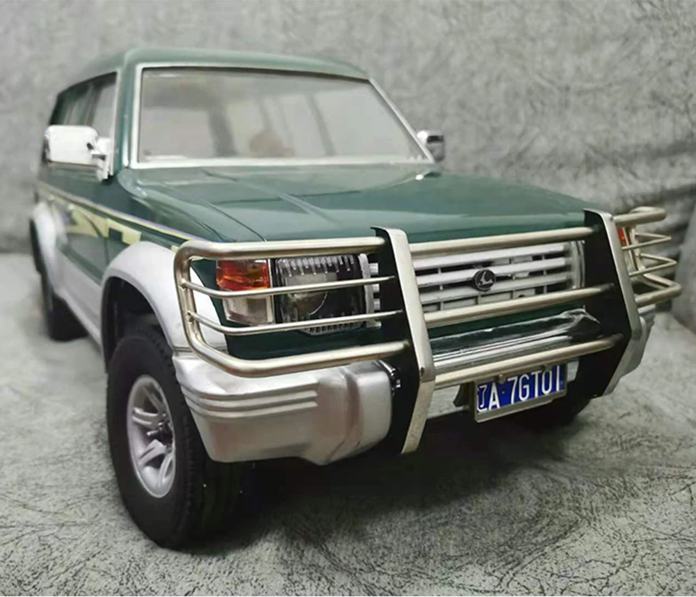 

Ultra Realism Scale Stainless Steel Front Bumper for 1/10 RC Crawler Car Tamiya CC01 Pajero Body Accessories