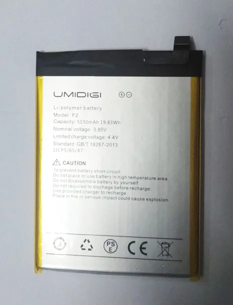 Аккумулятор для телефона UMI Umidigi F2 5150 мАч 3 85 В | Электроника