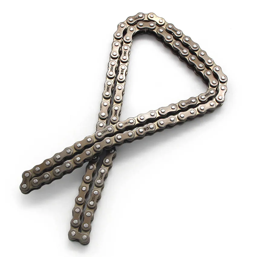 Цепь привода двигателя мотоцикла для Yamaha BW200 TT225 TTR225 TTR230 YFM250X YFM250B YFB250U YFB250FW TRI-MOTO