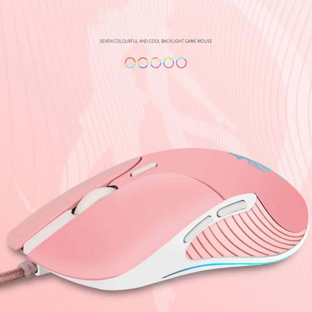 

Luminous Wired Silent Ergonomic Design Gaming Mouse Computer Laptop Accessory