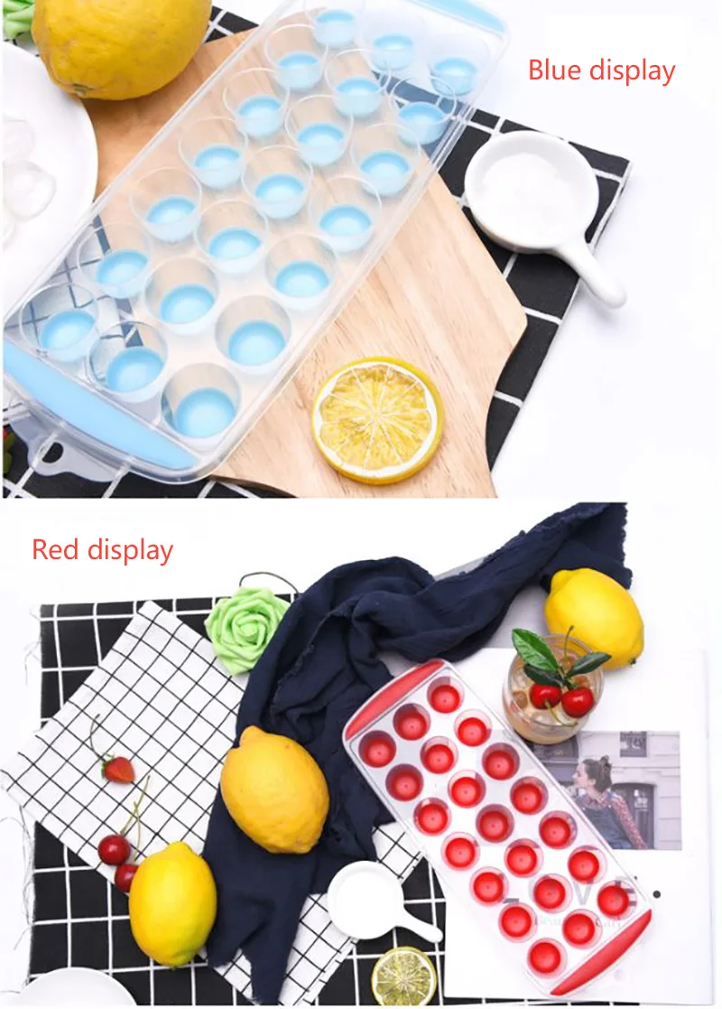 1/3 шт. 21 решетка эластичный Круглый Силиконовый поднос для льда ТПР мягкая