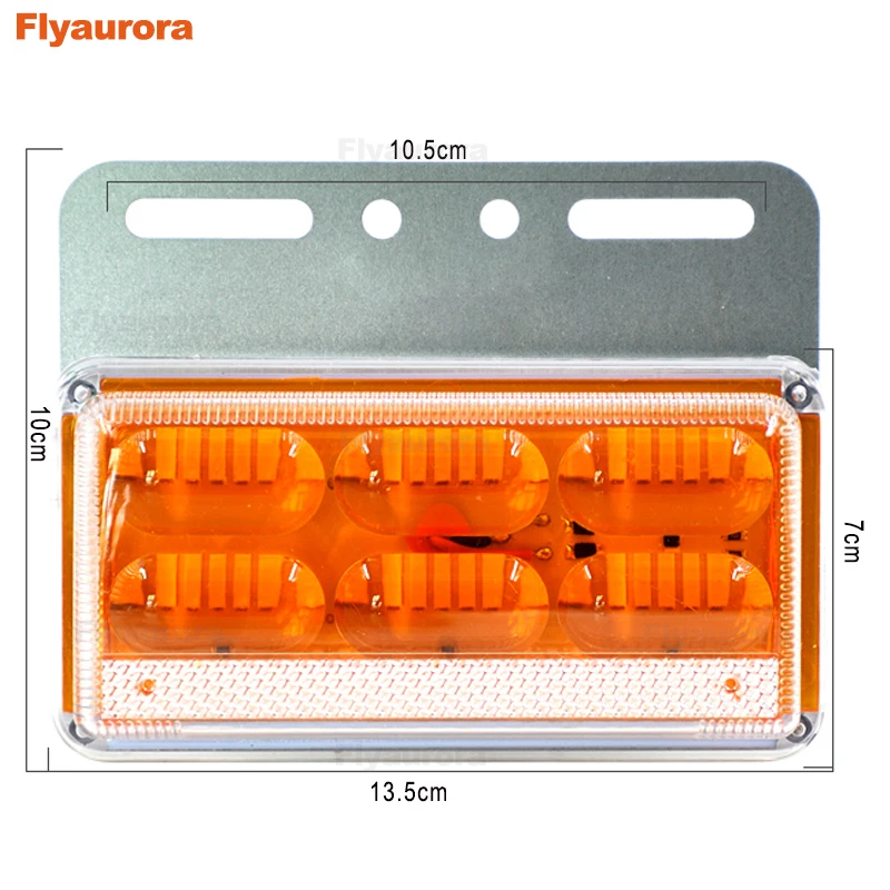 Новый светодиодный задний фонарь для автомобиля грузовика прицепа стоп сигнал