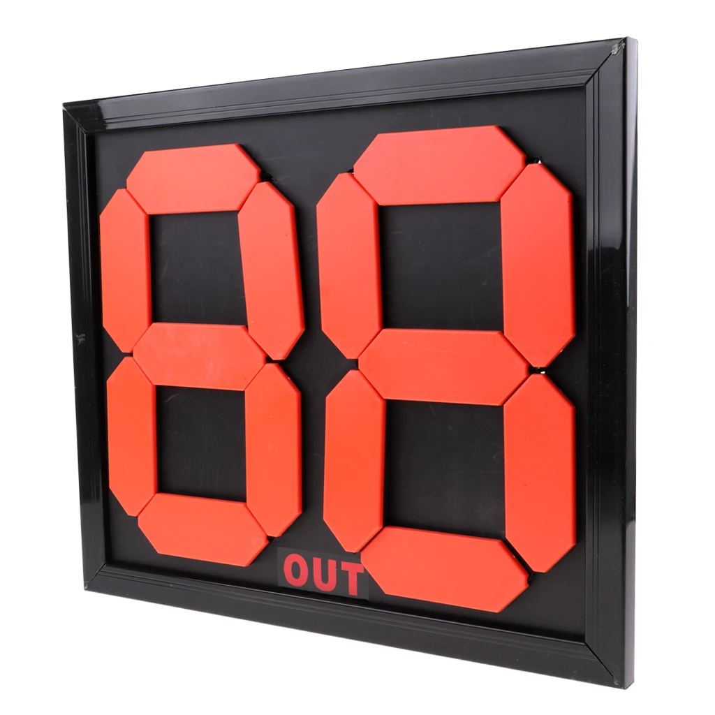 Практичное футбольное табло замены игроков двухсторонний Дисплей 4-разрядный