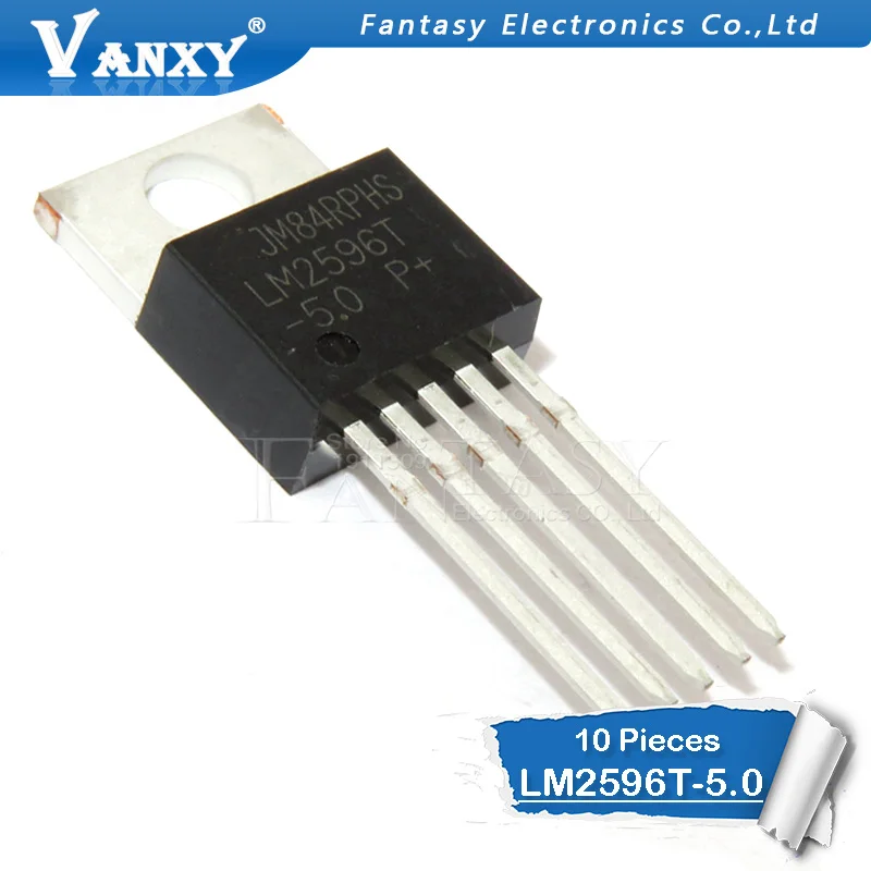 10 шт. LM2596T-5.0 TO220-5 LM2596 LM2596T-220 LM2596-5.0 LM2596T-5